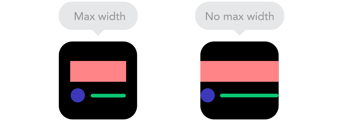 Max-width vs no max-width